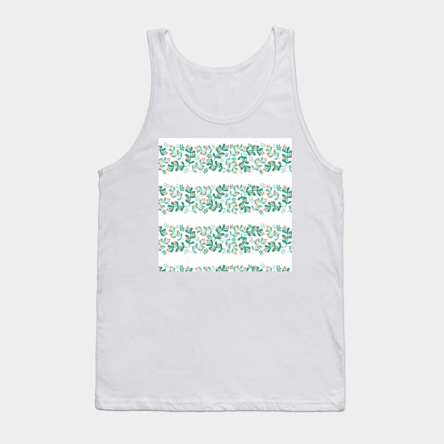 Mistletoe Stripes Tank Top by Sandra Hutter Designs